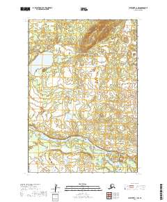 2019 Map of Sleetmute C-1 NW, 2019 Print