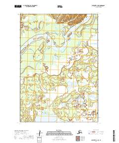 2019 Map of Sleetmute C-3 NE, 2019 Print