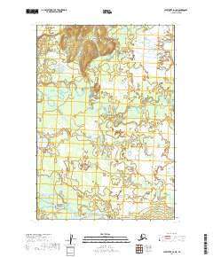 2019 Map of Sleetmute D-1 NE, 2019 Print