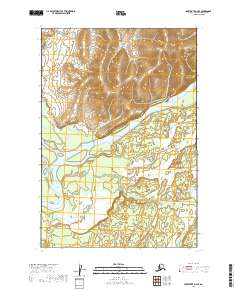 2019 Map of Sleetmute D-2 SE, 2019 Print