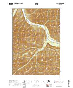 USGS Topographic Map – Sleetmute D-5 SE