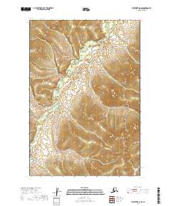 USGS Topographic Map – Sleetmute D-8 NW