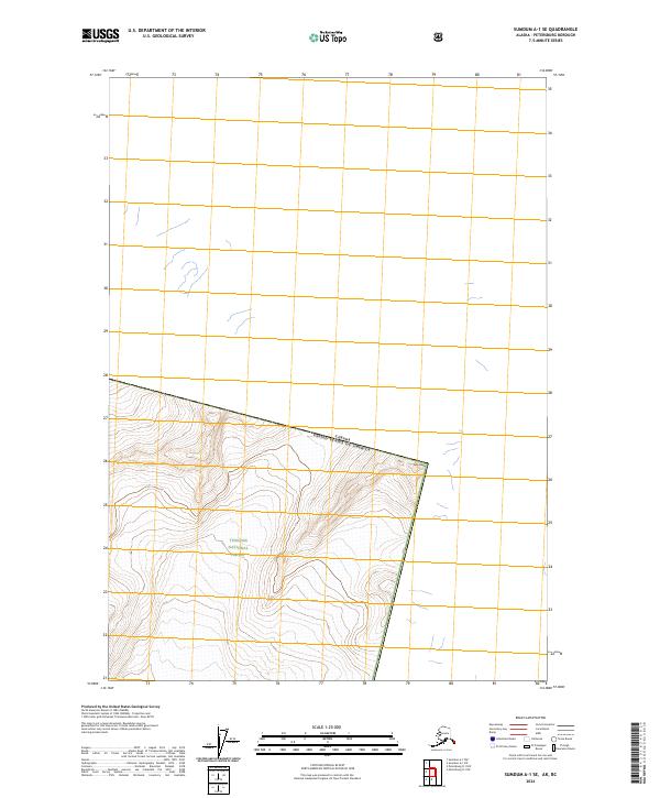 USGS Topographic Map – Sumdum A-1 SE
