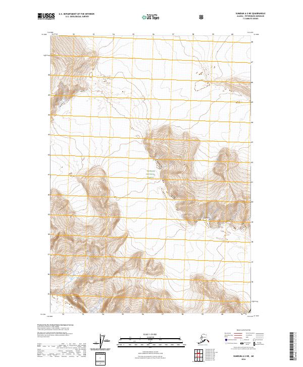 USGS Topographic Map – Sumdum A-2 NE