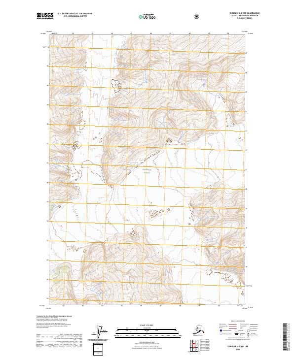 USGS Topographic Map – Sumdum A-2 NW