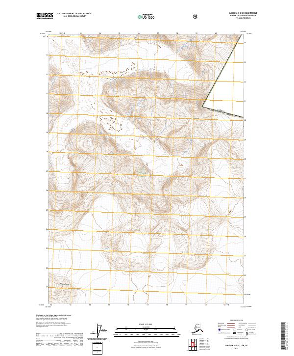 USGS Topographic Map – Sumdum A-2 SE