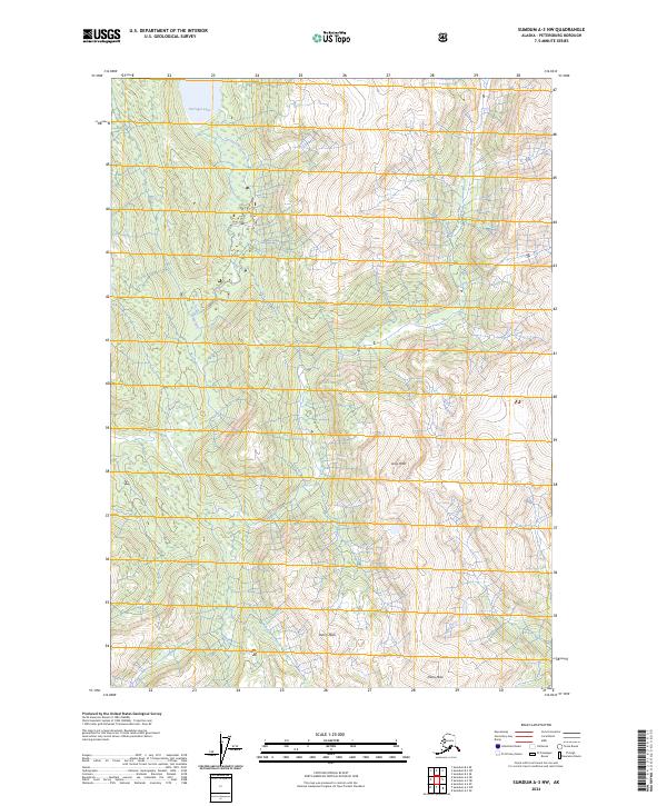 USGS Topographic Map – Sumdum A-3 NW