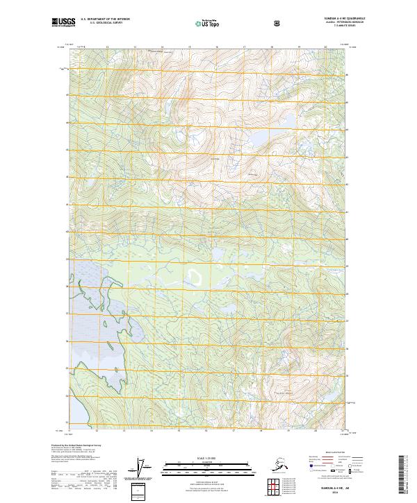 USGS Topographic Map – Sumdum A-4 NE