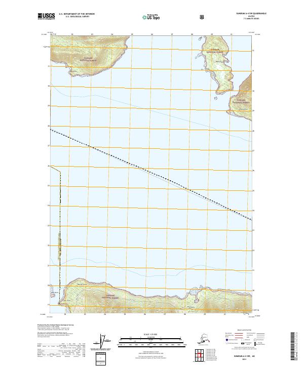 USGS Topographic Map – Sumdum A-4 SW
