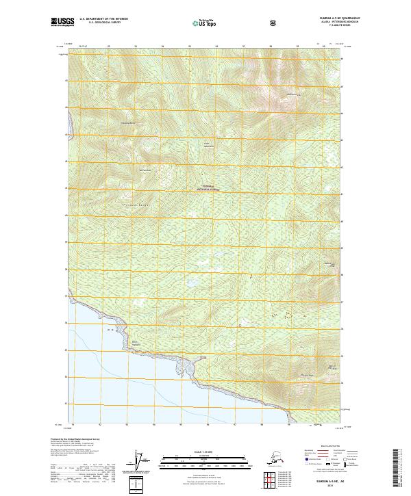 USGS Topographic Map – Sumdum A-5 NE