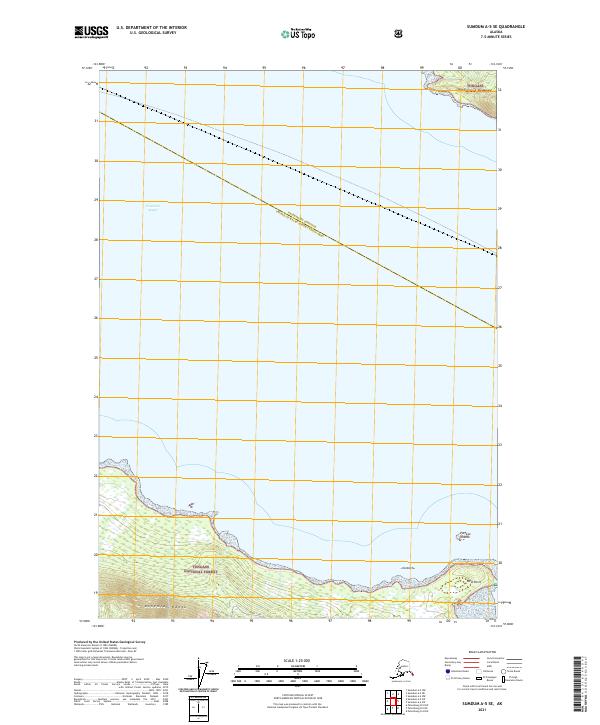 USGS Topographic Map – Sumdum A-5 SE