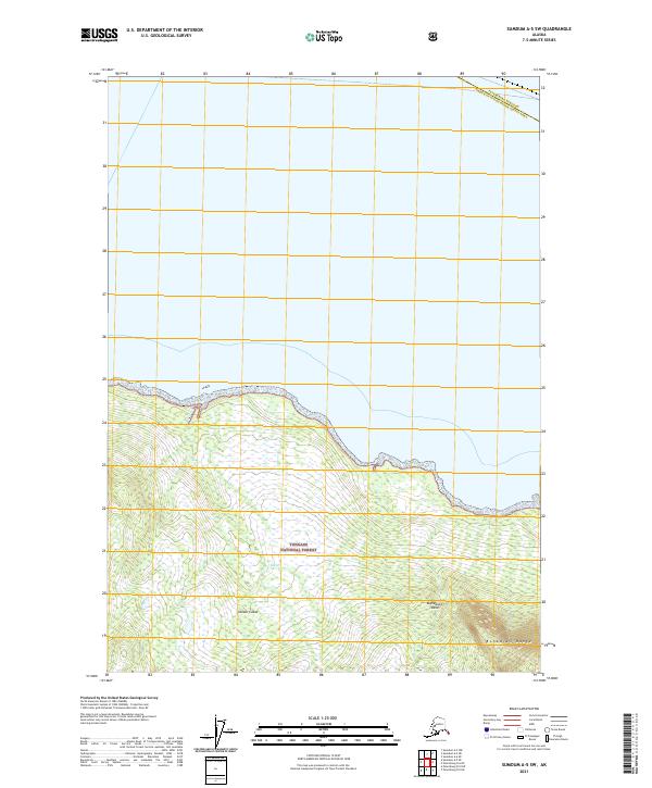 USGS Topographic Map – Sumdum A-5 SW
