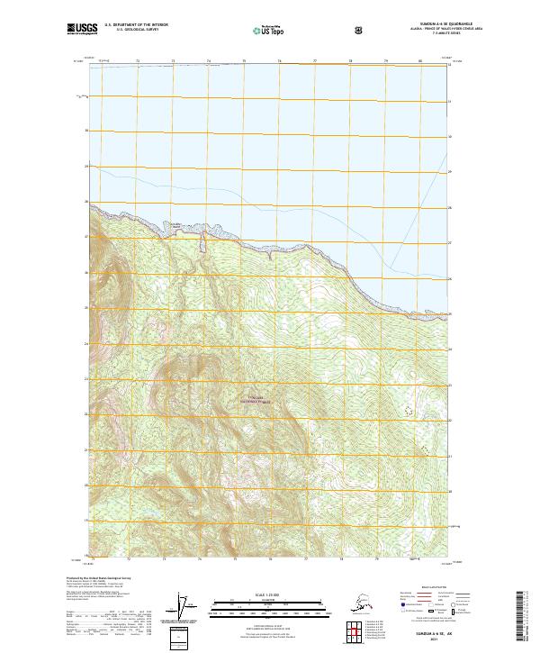 USGS Topographic Map – Sumdum A-6 SE