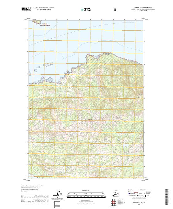 USGS Topographic Map – Sumdum A-6 SW