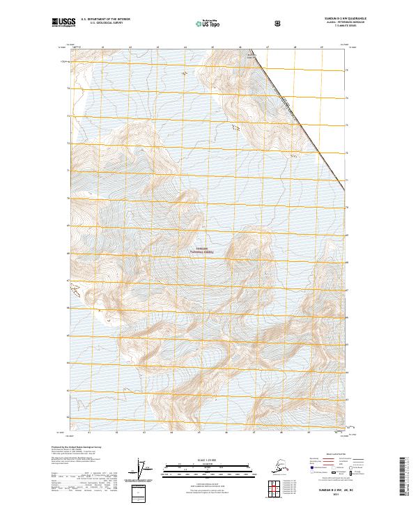 USGS Topographic Map – Sumdum B-2 NW