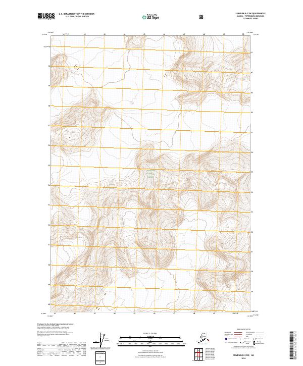 USGS Topographic Map – Sumdum B-2 SW