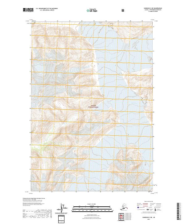 2021 Map of Sumdum B-3 NE, 2021 Print