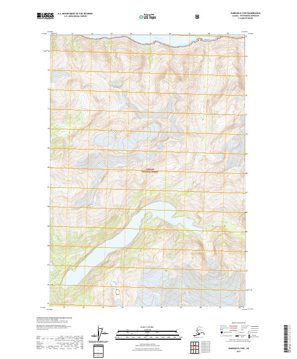 2021 Map of Sumdum B-3 NW, 2021 Print