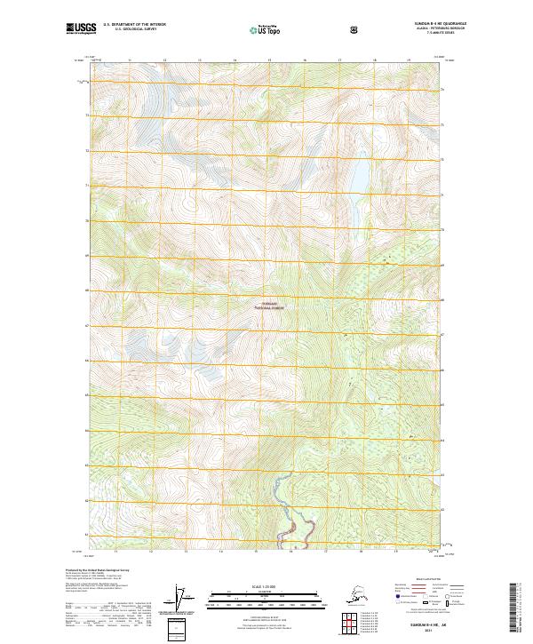 2021 Map of Sumdum B-4 NE, 2021 Print