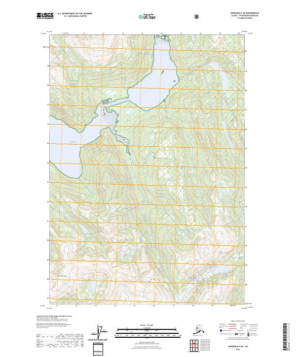 USGS Topographic Map – Sumdum B-4 SE