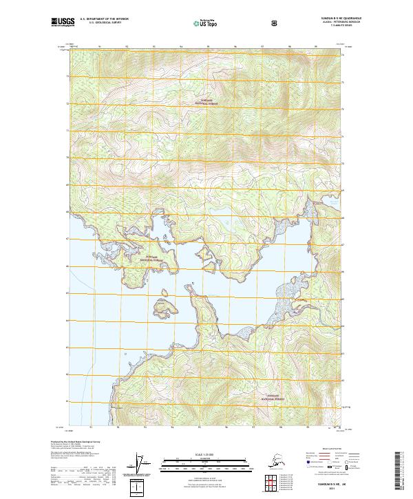 USGS Topographic Map – Sumdum B-5 NE