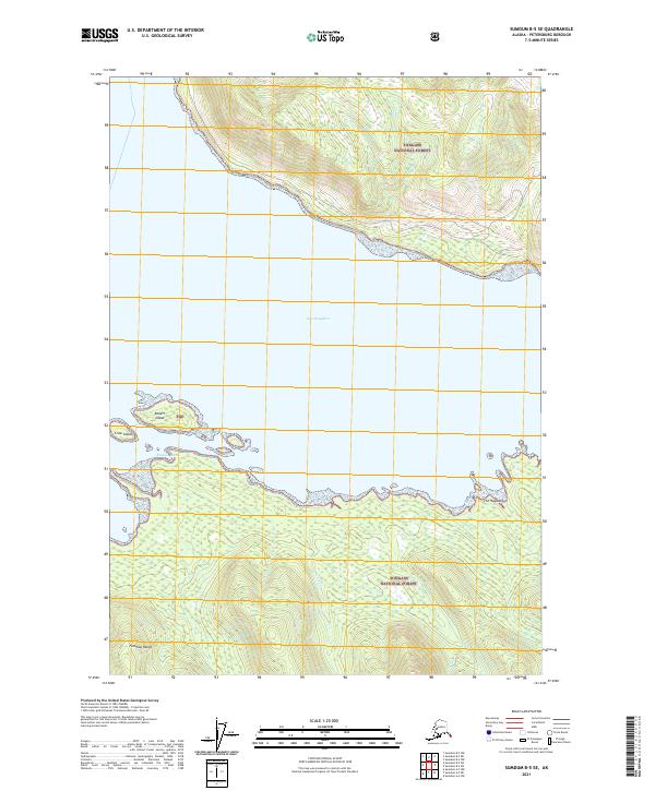 USGS Topographic Map – Sumdum B-5 SE