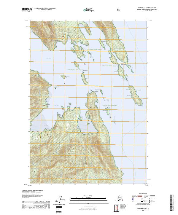 USGS Topographic Map – Sumdum B-6 NW