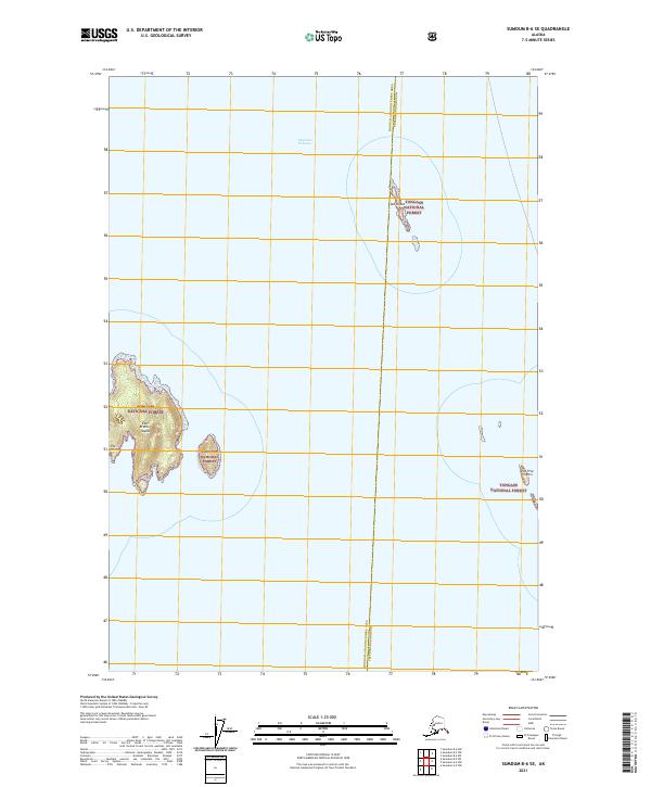 USGS Topographic Map – Sumdum B-6 SE