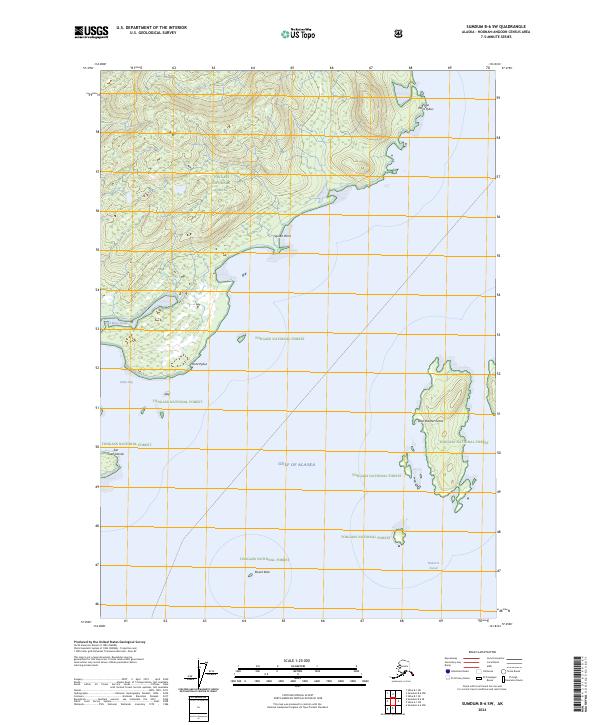 USGS Topographic Map – Sumdum B-6 SW