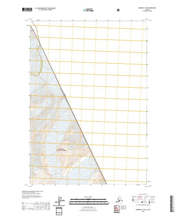 USGS Topographic Map – Sumdum C-2 SW