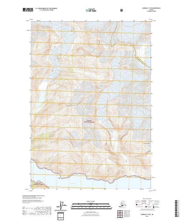 2021 Map of Sumdum C-3 SW, 2021 Print