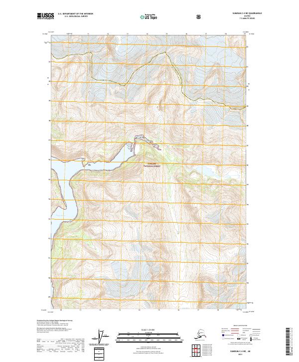 USGS Topographic Map – Sumdum C-4 NE