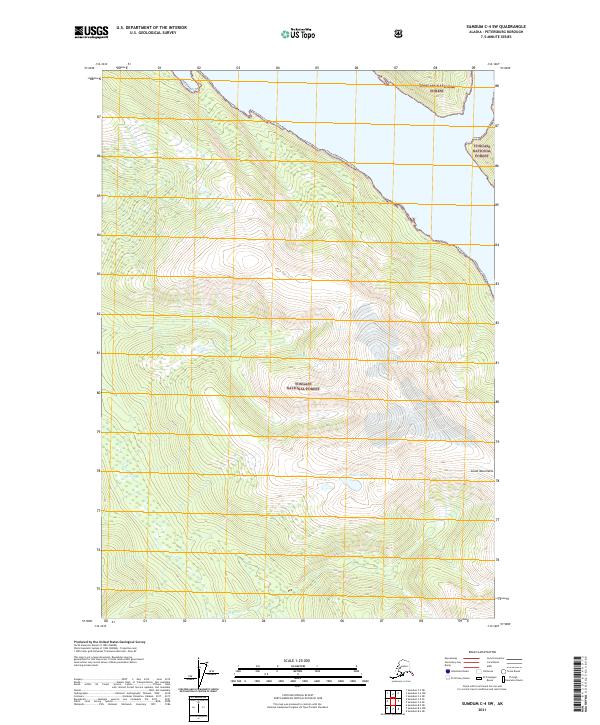 USGS Topographic Map – Sumdum C-4 SW