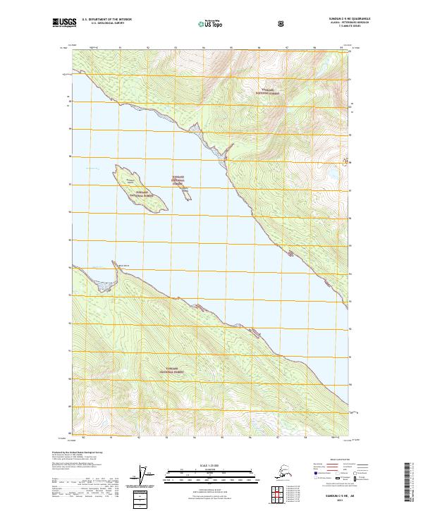 USGS Topographic Map – Sumdum C-5 NE