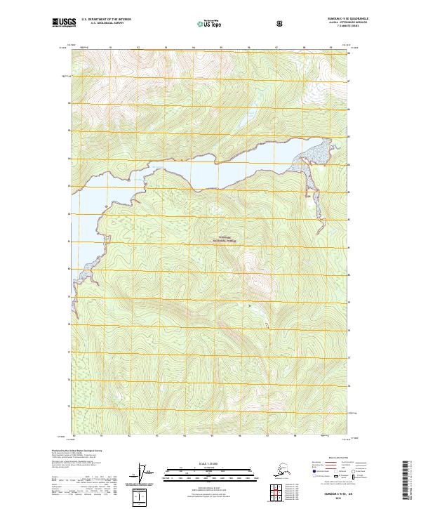USGS Topographic Map – Sumdum C-5 SE