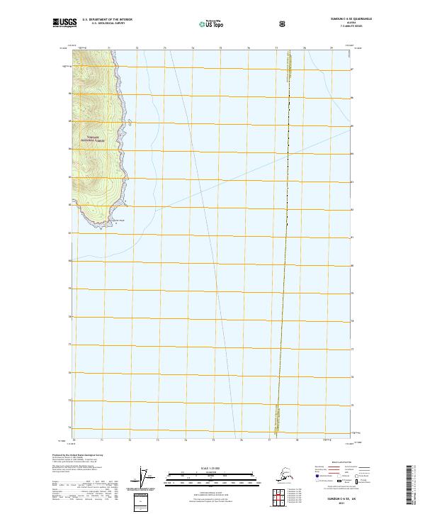USGS Topographic Map – Sumdum C-6 SE