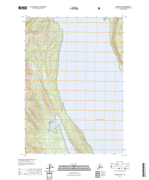 USGS Topographic Map – Sumdum C-6 SW