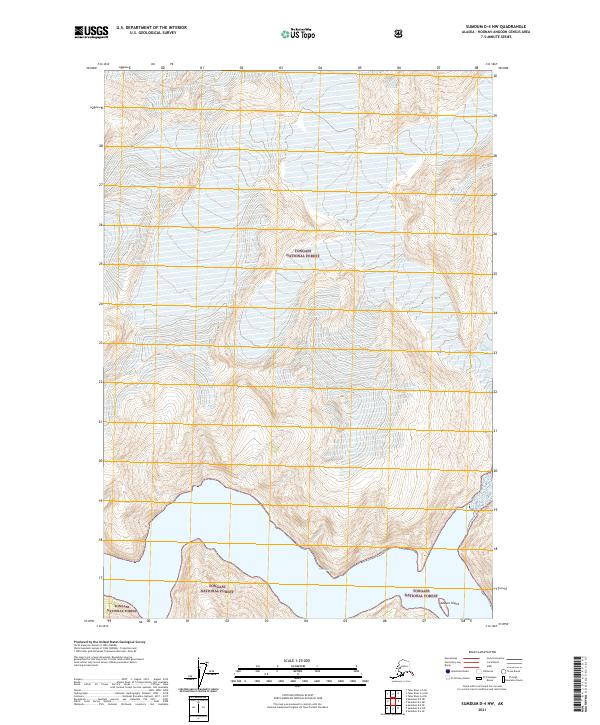 USGS Topographic Map – Sumdum D-4 NW