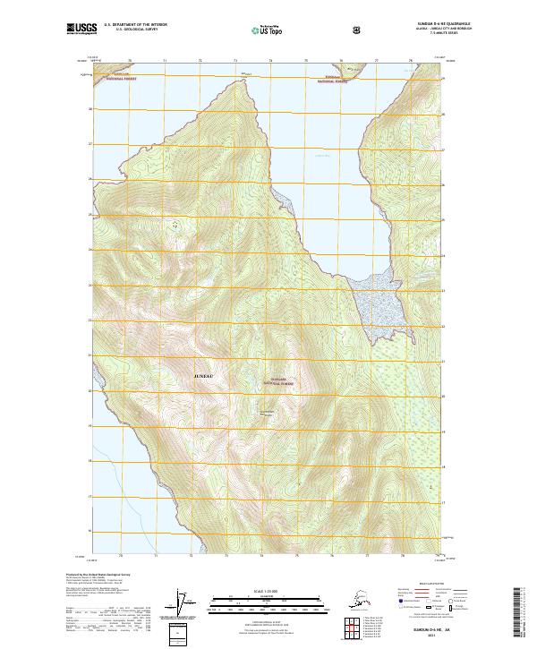USGS Topographic Map – Sumdum D-6 NE