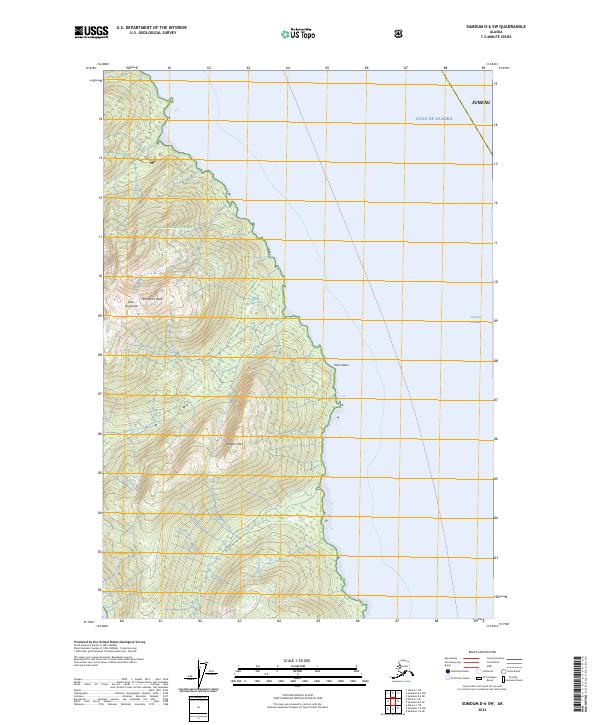 USGS Topographic Map – Sumdum D-6 SW