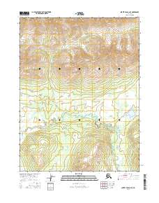 USGS Topographic Map – Survey Pass A-2 SE