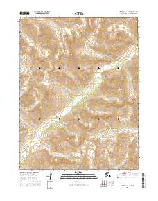 2016 Map of Survey Pass A-6 NW, 2016 Print