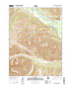 USGS Topographic Map – Survey Pass B-2 NW