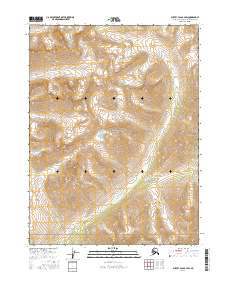 USGS Topographic Map – Survey Pass B-4 SW