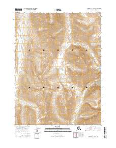 USGS Topographic Map – Survey Pass B-5 NE