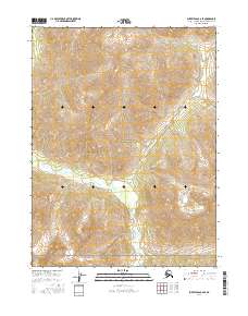 USGS Topographic Map – Survey Pass B-6 SE