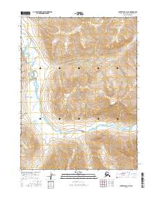 USGS Topographic Map – Survey Pass C-5 SE