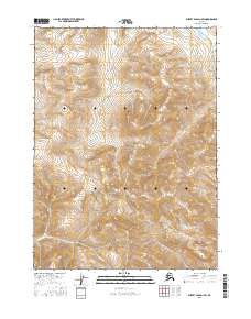 USGS Topographic Map – Survey Pass D-1 SW