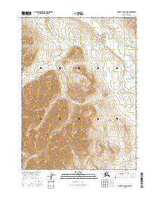 USGS Topographic Map – Survey Pass D-2 NE