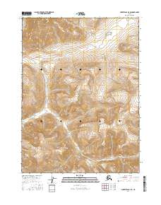 USGS Topographic Map – Survey Pass D-2 SE